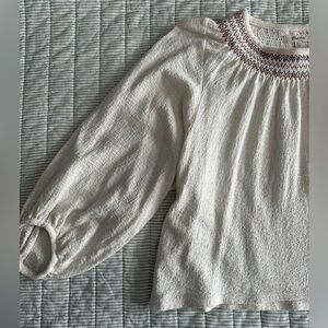 Madewell Cream Blouse
